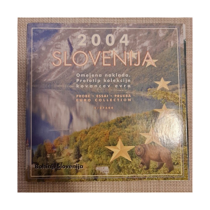 Slovenia Euro Pattern Set (8,88) 2004 BU