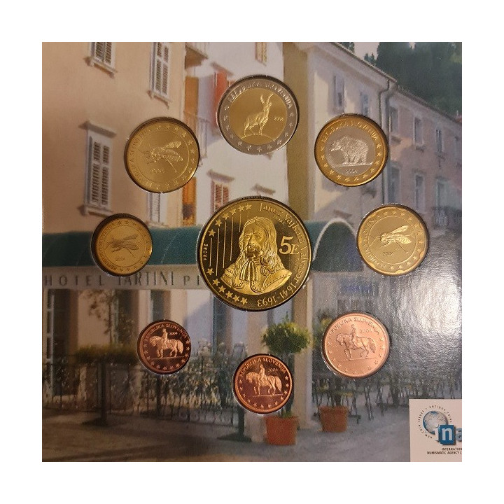 Slovenia Euro Pattern Set (8,88) 2004 BU