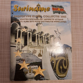 Suriname Euro Pattern Set (3,88) 2005 BU