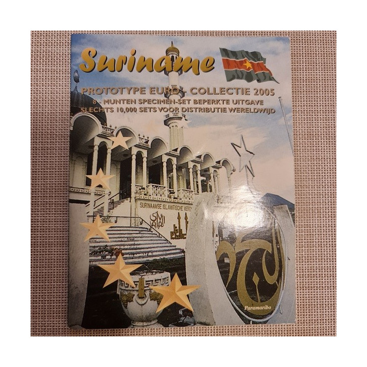 Suriname Euro Pattern Set (3,88) 2005 BU
