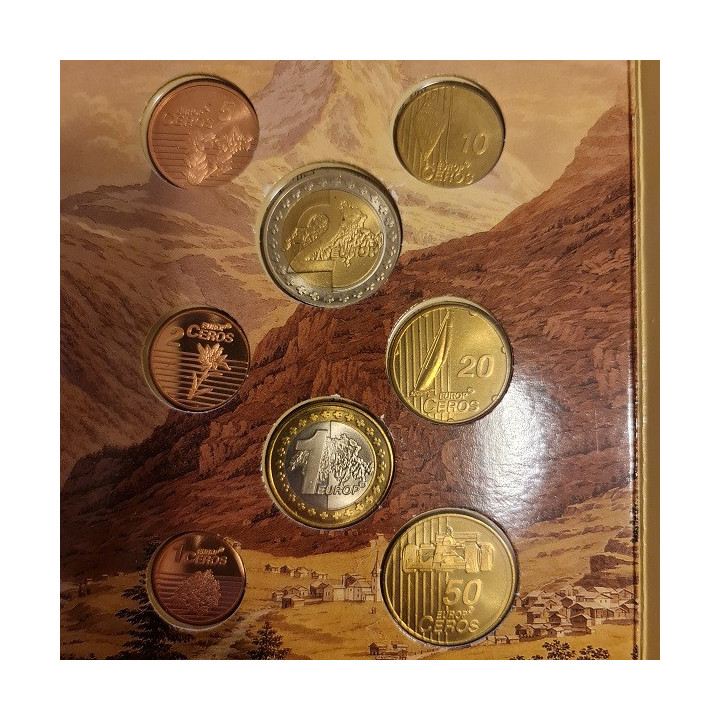 Switzerland Euro Pattern Set (3,88) 2003 BU