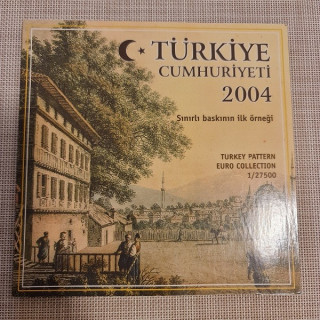 Turkey Euro Pattern Set (3,88) 2004 BU