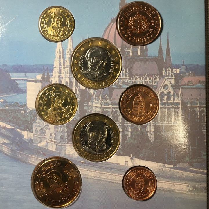 Hungary Euro Pattern Set (3,88) 2004 BU