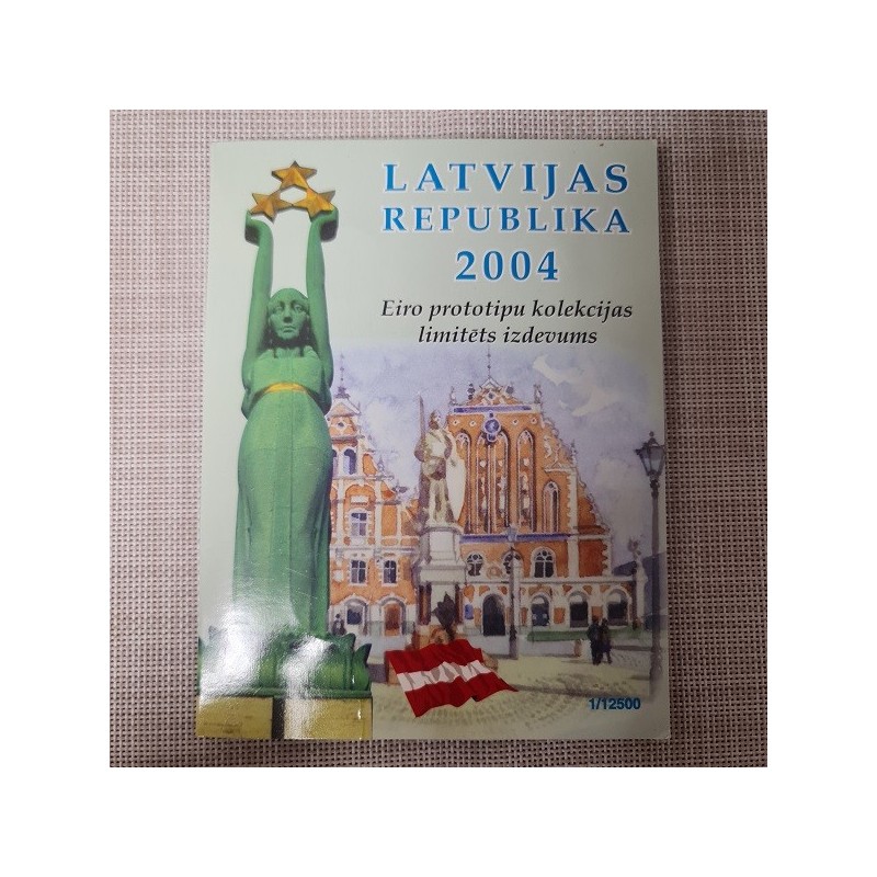 Latvia Euro Pattern Set (3,88) 2004 BU