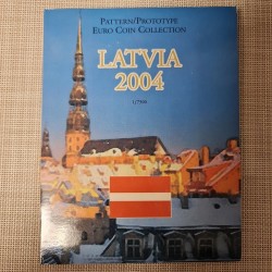 Latvia Euro Pattern Set (3,88) 2004 BU