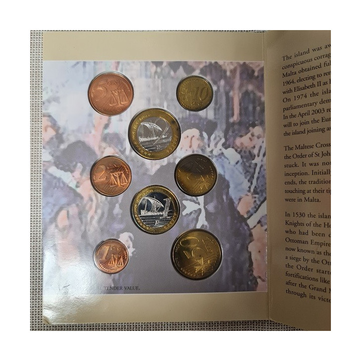 Malta Euro Pattern Set (3,88) 2004 BU