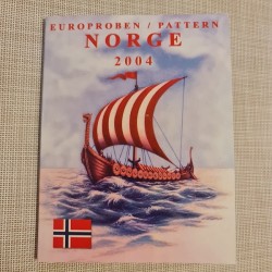 Norway Euro Pattern Set (3,88) 2004 BU