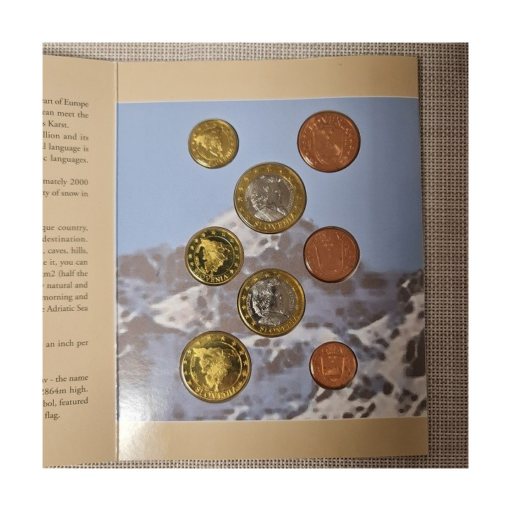Slovenia Euro Pattern Set (3,88) 2004 BU