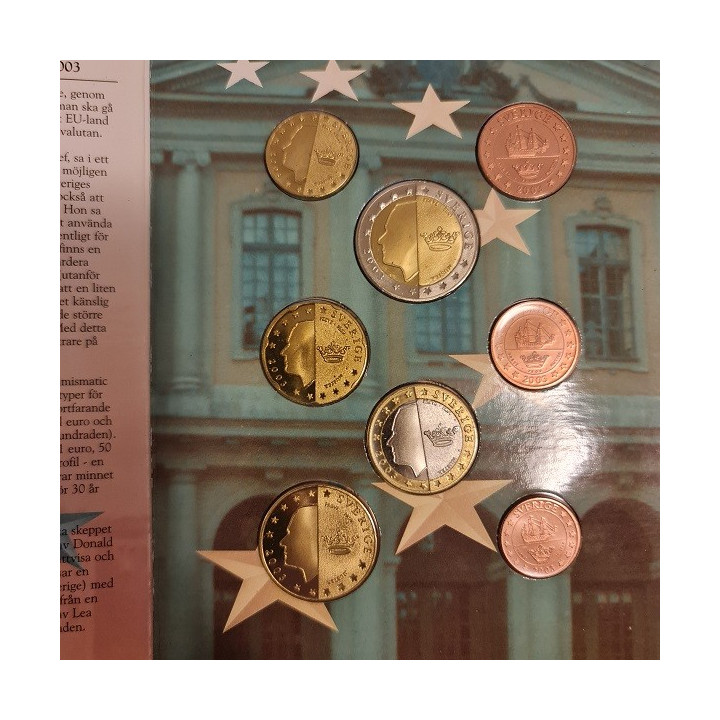 Sweden Euro Pattern Set (3,88) 2004 BU
