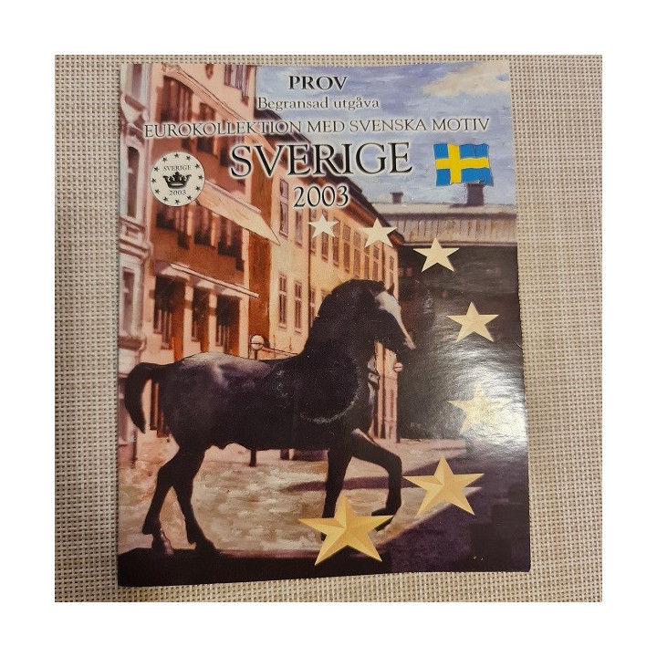 Sweden Euro Pattern Set (3,88) 2004 BU