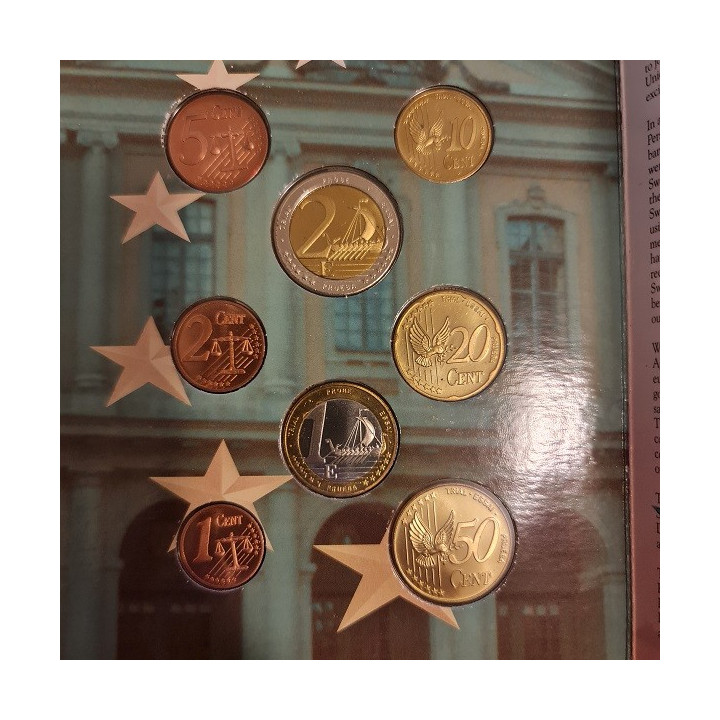 Sweden Euro Pattern Set (3,88) 2004 BU