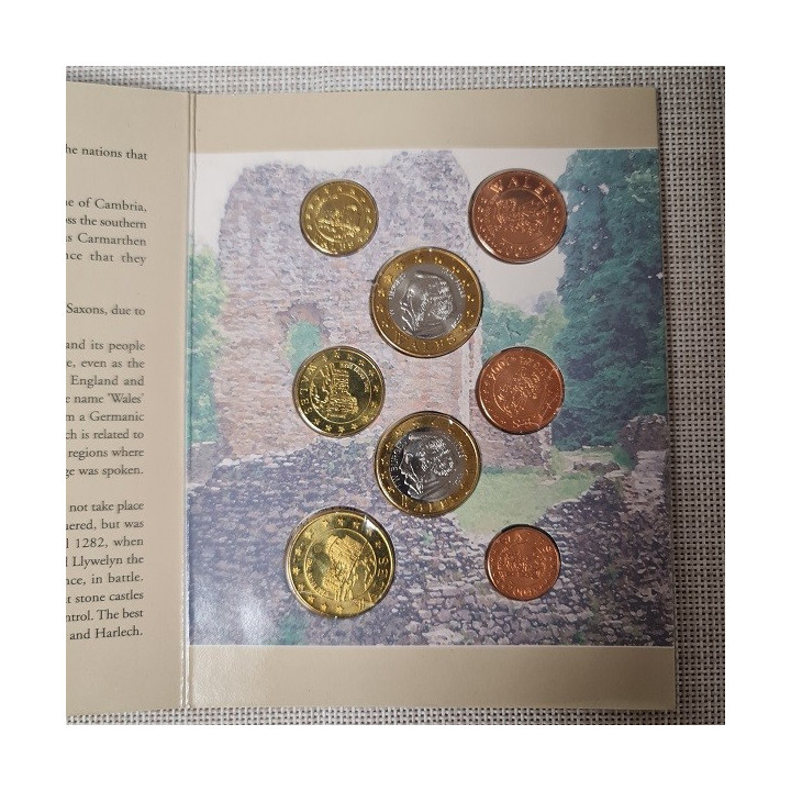 Wales Euro Pattern Set (3,88) 2004 BU