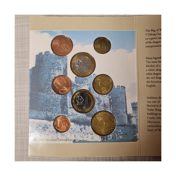Wales Euro Pattern Set (3,88) 2004 BU
