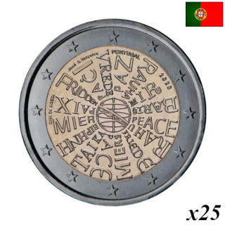 Portugal 2 Euro 2023 "Peace" Roll