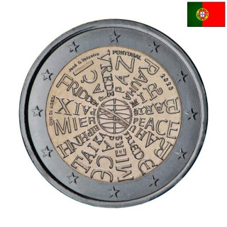 Portugal 2 Euro 2023 "Peace" UNC