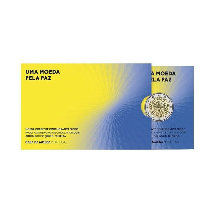 Portugal 2 Euro 2023 "Peace" Proof