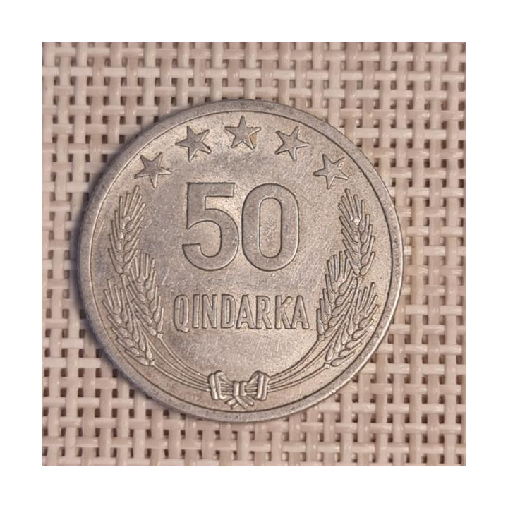 Albania 50 Qindarka 1964 KM-42 VF