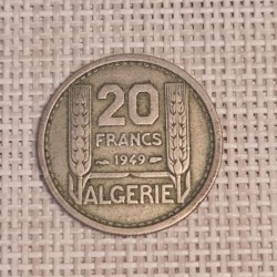 Algeria 20 Francs 1949 KM-91 VF