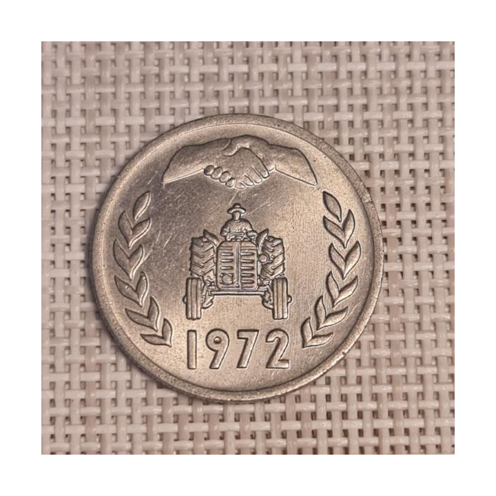 Algeria 1 Dinar 1972 "FAO" KM-104 XF
