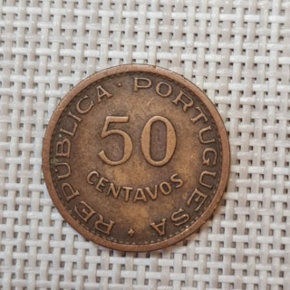 Angola 50 Centavos 1955 KM-75 VF