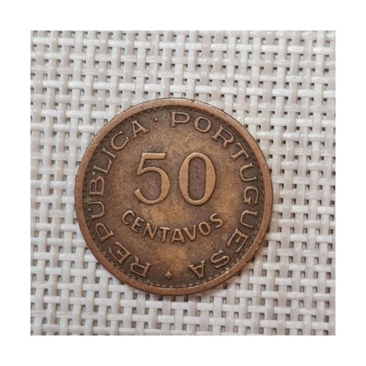 Angola 50 Centavos 1955 KM-75 VF