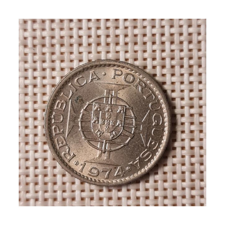 Angola 2.5 Escudos 1974 KM-77 XF
