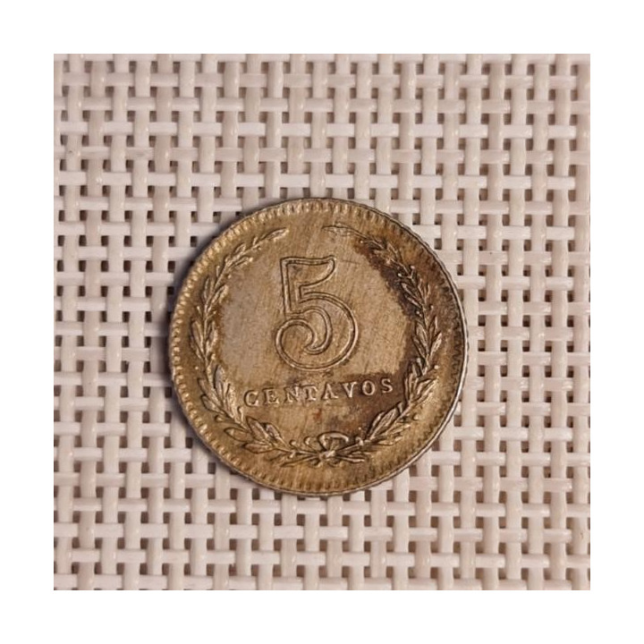 Argentina 5 Centavos 1919 KM-34 VF
