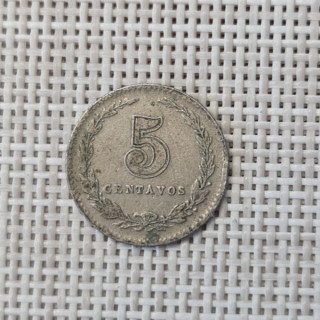 Argentina 5 Centavos 1924 KM-34 VF