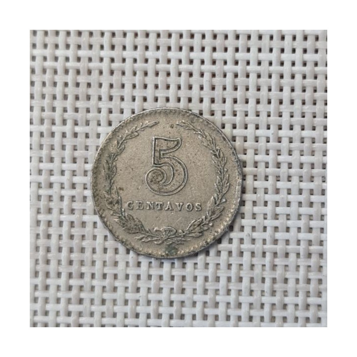 Argentina 5 Centavos 1924 KM-34 VF