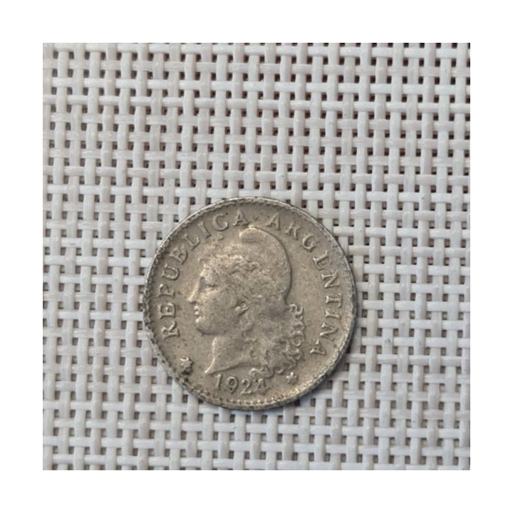 Argentina 5 Centavos 1924 KM-34 VF