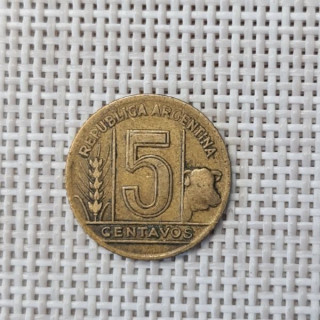 Argentina 5 Centavos 1947 KM-40 VF