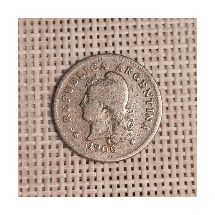 Argentina 10 Centavos 1906 KM-35 VF
