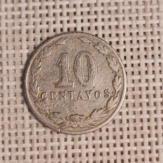 Argentina 10 Centavos 1906 KM-35 VF