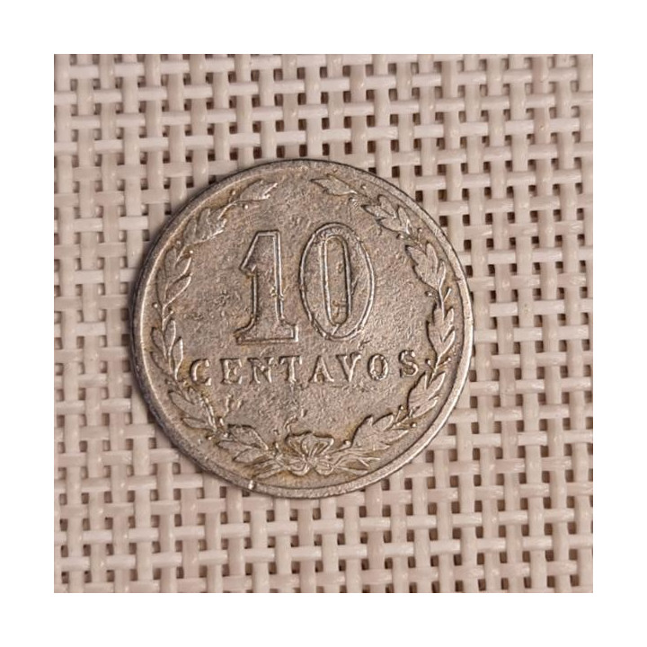 Argentina 10 Centavos 1906 KM-35 VF