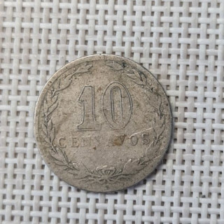 Argentina 10 Centavos 1920 KM-35 F