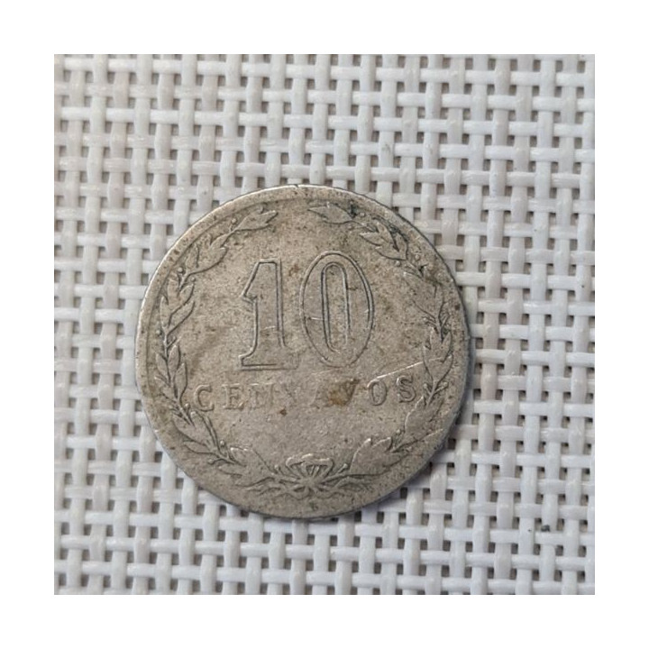 Argentina 10 Centavos 1920 KM-35 F