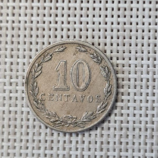 Argentina 10 Centavos 1920 KM-35 VF