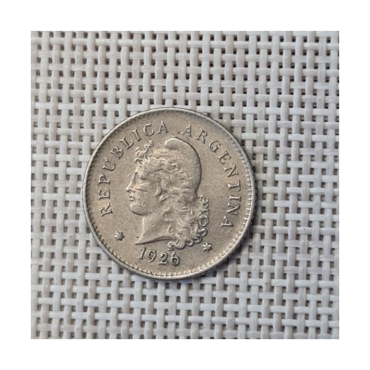 Argentina 10 Centavos 1926 KM-35 VF