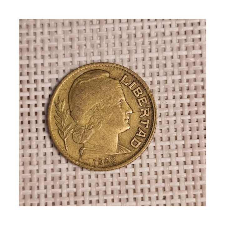 Argentina 10 Centavos 1942 KM-41 VF