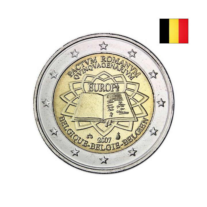 Belgium 2 Euro 2007 "TOR" BU (Coin Card)