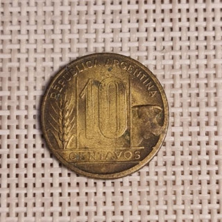 Argentina 10 Centavos 1947 KM-41 VF