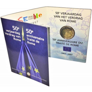 Belgium 2 Euro 2007 "TOR" BU (Coin Card)