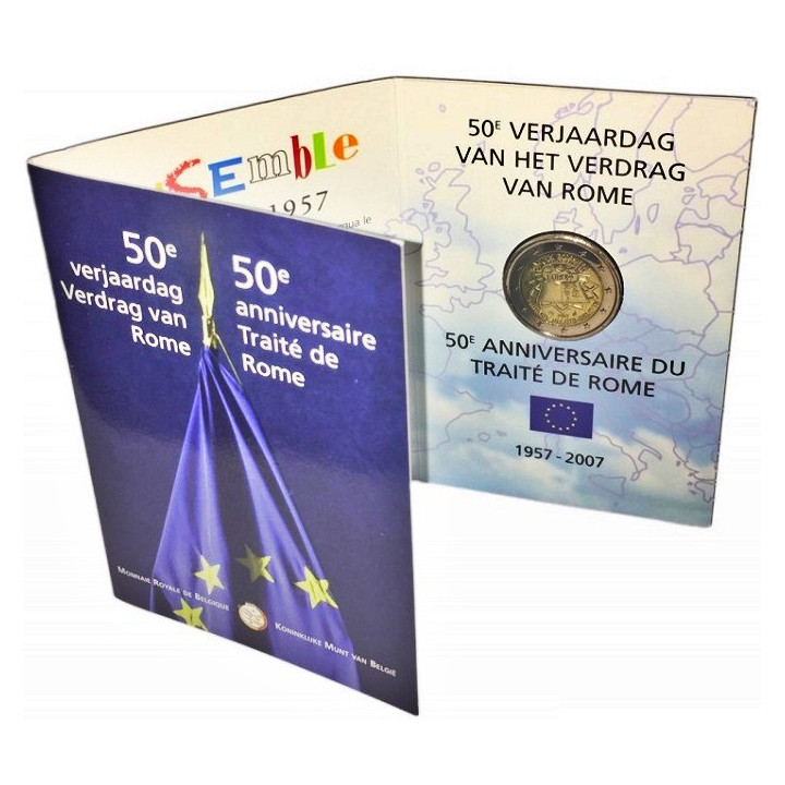 Belgium 2 Euro 2007 "TOR" BU (Coin Card)
