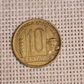 Argentina 10 Centavos 1949 KM-41 VF