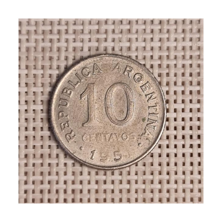 Argentina 10 Centavos 1951 KM-47 VF