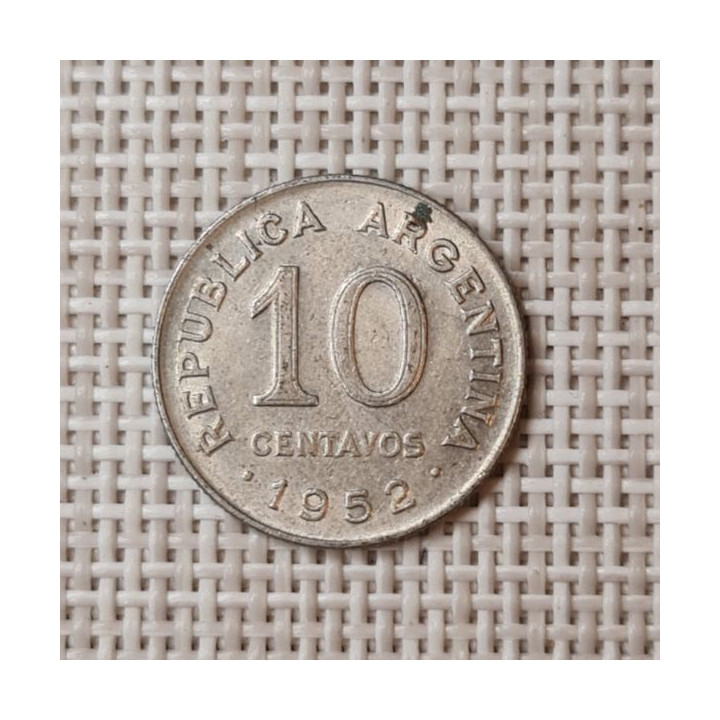 Argentina 10 Centavos 1952 KM-47 VF