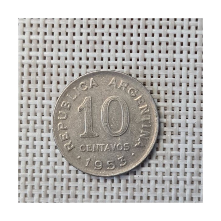 Argentina 10 Centavos 1953 KM-47a VF