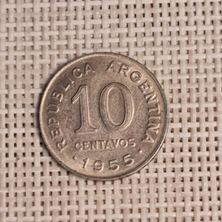 Argentina 10 Centavos 1955 KM-51 VF