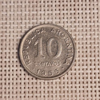 Argentina 10 Centavos 1956 KM-51 VF