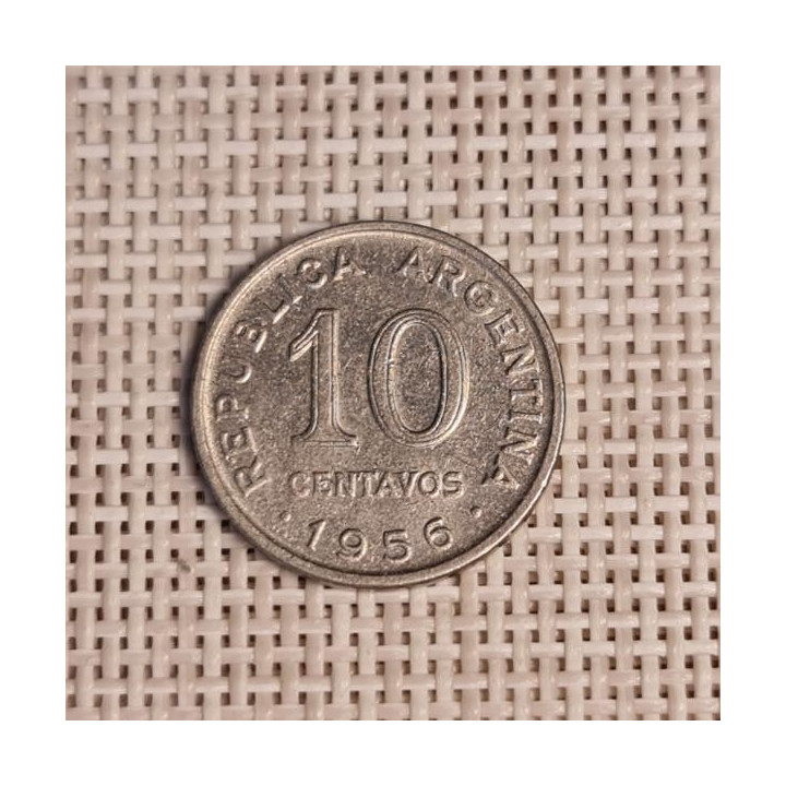 Argentina 10 Centavos 1956 KM-51 VF